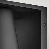 Latarnia naścienna Hans - 1 źródło światła - Strukturalna czerń