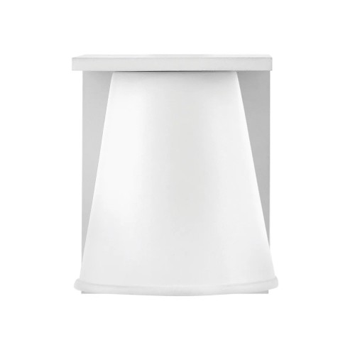 Latarnia naścienna Hans - 1 źródło światła - Strukturalna biel