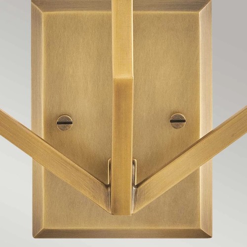 Kinkiet Moore - 3 źródła światła - Klasyczny mosiądz