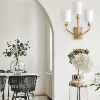 Kinkiet Moore - 3 źródła światła - Klasyczny mosiądz