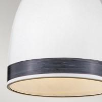 Lampa wisząca Nash - 1 źródło światła - Klasyczny mosiądz