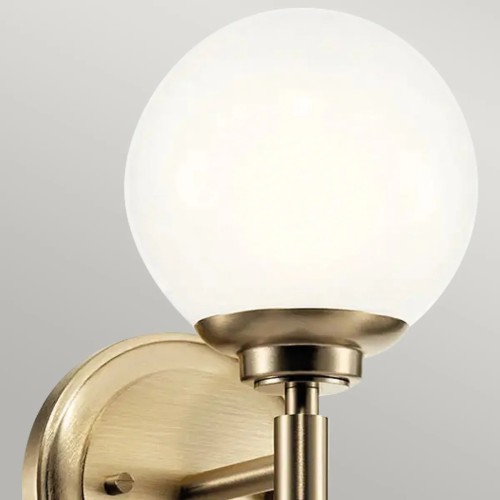 Kinkiet Benno - 1 źródło światła - Szampański brąz