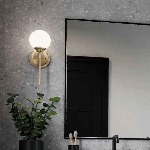 Kinkiet Benno - 1 źródło światła - Szampański brąz