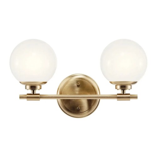 Kinkiet Benno - 2 źródła światła - Szampański brąz