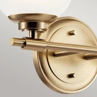 Kinkiet Benno - 2 źródła światła - Szampański brąz