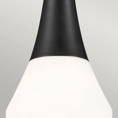 Lampa wisząca Deela - 1 źródło światła - Czarny