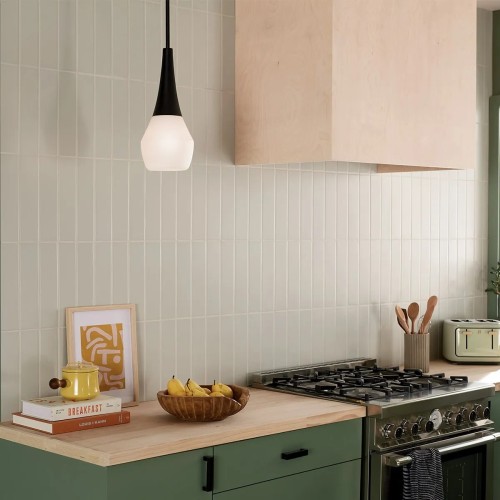 Lampa wisząca Deela - 1 źródło światła - Czarny