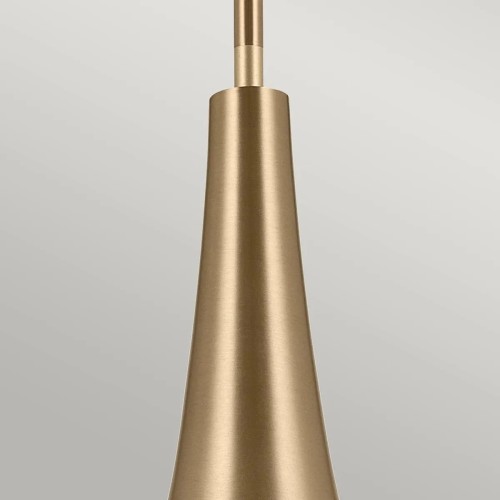 Lampa wisząca Deela - 1 źródło światła - Szampański brąz