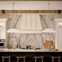 Lampa wisząca Delarosa - 1 źródło światła - Biały, szampański