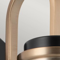 Kinkiet Farum - 1 źródło światła - Czarny, szampański