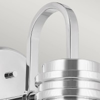 Kinkiet Farum - 1 źródło światła - Polerowany chrom