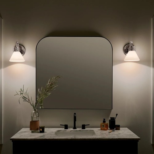 Kinkiet Farum - 1 źródło światła - Polerowany chrom