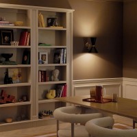 Kinkiet Phix - 2 źródła światła - Szampański brąz