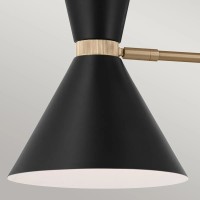 Lampa wyspowa Phix - 4 źródła światła - Szampański brąz
