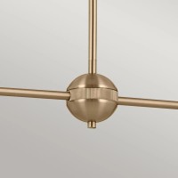 Lampa wyspowa Phix - 4 źródła światła - Szampański brąz