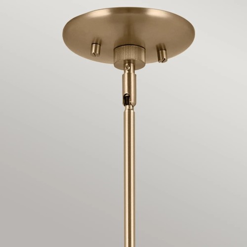 Lampa wyspowa Phix - 4 źródła światła - Szampański brąz