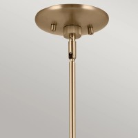 Lampa wyspowa Phix - 4 źródła światła - Szampański brąz