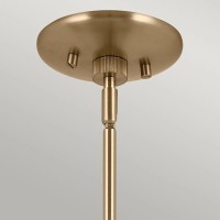 Żyrandol Phix - 6 źródeł światła - Szampański brąz