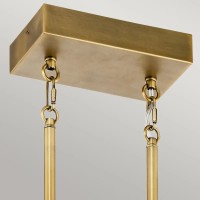 Lampa wyspowa LED Serene - Naturalny mosiądz