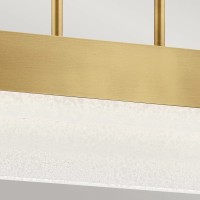 Lampa wyspowa LED Serene - Naturalny mosiądz