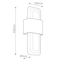 Kinkiet LED Serene - Naturalny mosiądz