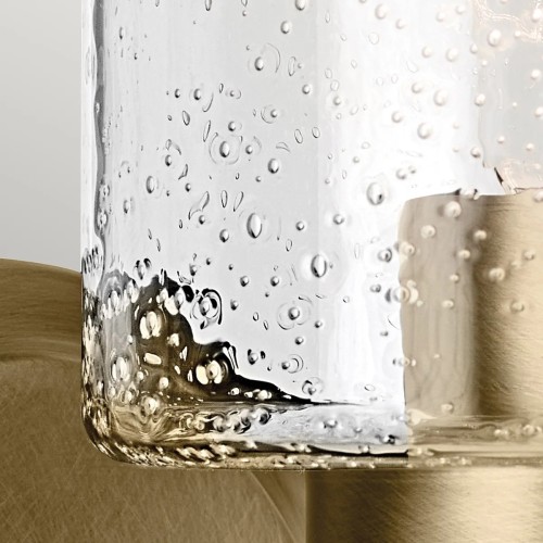 Kinkiet Winslow - 1 źródło światła - Naturalny mosiądz