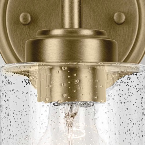 Kinkiet Winslow - 1 źródło światła - Naturalny mosiądz