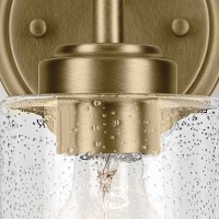 Kinkiet Winslow - 1 źródło światła - Naturalny mosiądz