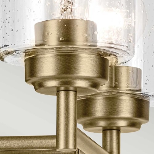 Kinkiet Winslow - 2 źródła światła - Naturalny mosiądz