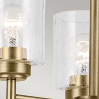 Żyrandol Winslow - 3 źródła światła - Naturalny mosiądz