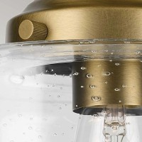 Półplafon Winslow - 1 źródło światła - Naturalny mosiądz