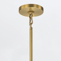 Żyrandol Marvele - 10 źródeł światła - Postarzany mosiądz