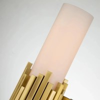 Kinkiet Marvele - 2 źródła światła - Postarzany mosiądz