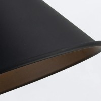 Kinkiet Provence - 1 źródło światła - Postarzany mosiądz, matowa czerń