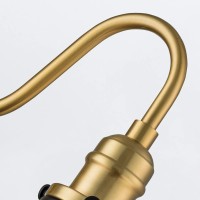 Kinkiet Provence - 1 źródło światła - Postarzany mosiądz, matowa czerń