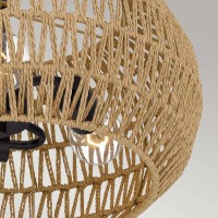 Półplafon Casablanca - 3 źródła światła - Palladiański brąz