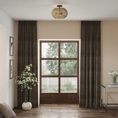 Półplafon Casablanca - 3 źródła światła - Palladiański brąz