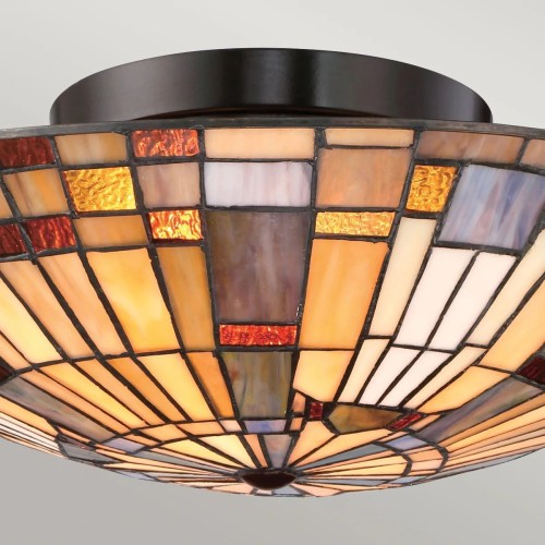 Plafon Inglenook - 2 źródła światła - Valiant brąz