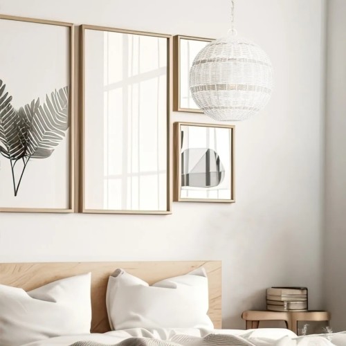 Lampa wisząca Lindendale - 1 źródło światła - Antyczna biel