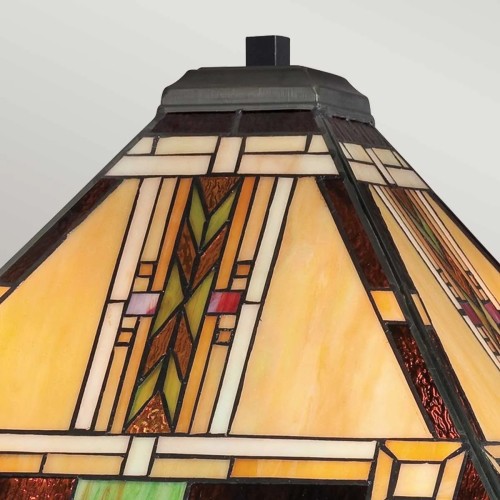 Lampa stołowa Navajo - 2 źródła światła - Brązowy