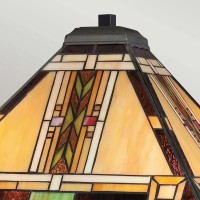 Lampa stołowa Navajo - 2 źródła światła - Brązowy