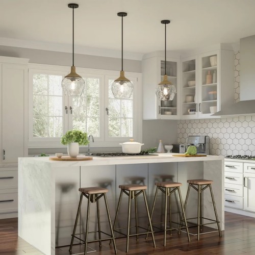 Lampa wisząca Royer - 1 źródło światła - Matowa czerń