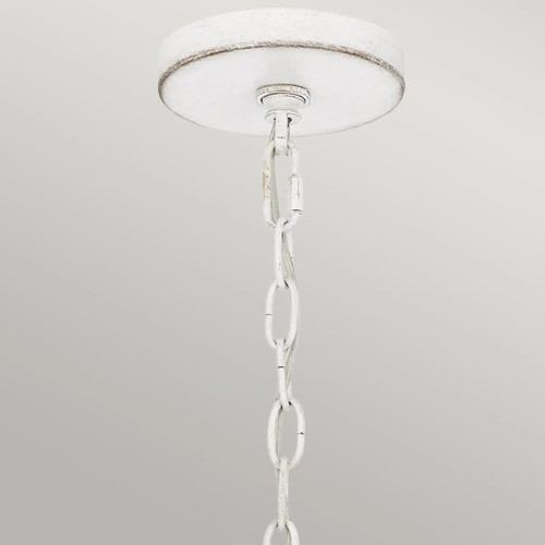 Lampa wisząca Waylon - 4 źródła światła - Antyczna biel