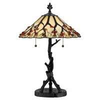 Lampa stołowa Whispering - 2 źródła światła - Valiant brąz