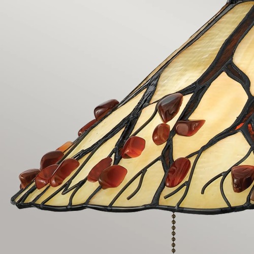 Lampa stołowa Whispering - 2 źródła światła - Valiant brąz