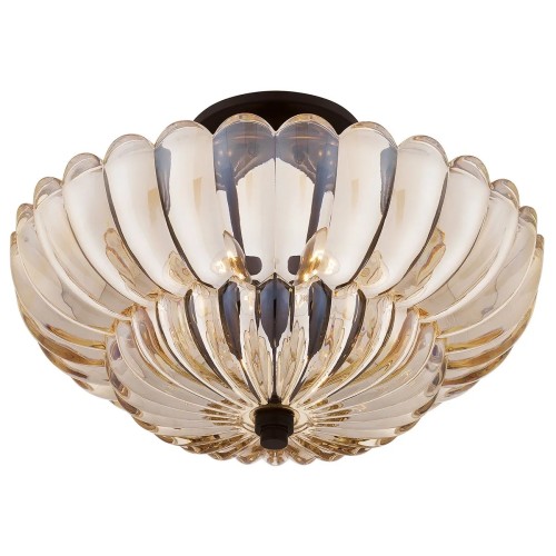 Półplafon Whitecap - 4 źródła światła - Kakaowy brąz