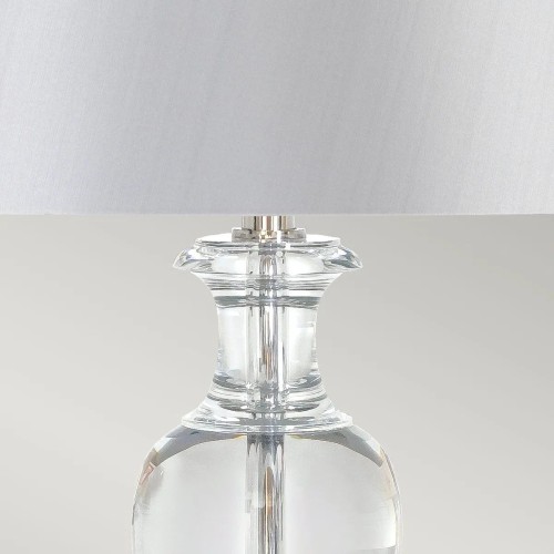 Lampa stołowa Antonia - 1 źródło światła - Srebrny