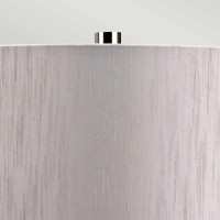 Mała lampa stołowa Bacari - 1 źródło światła - Niebieski, szary