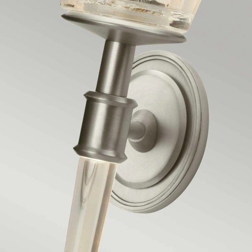 Kinkiet Agatha - 2 źródła światła - Szczotkowany nikiel