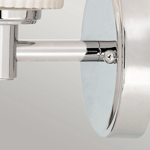 Kinkiet Binstead - 1 źródło światła - Polerowany chrom